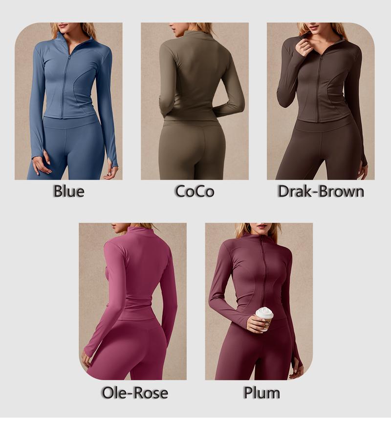 NcmRyu Womens Zip Up Jacket and Flare Yoga Pants Set Long Sleeve Sportswear for Running Yoga Gym Slim Fit Stretch Fabric NcmRyu Womens Zip Up Jacket and Flare Yoga Pants Set Long Sleeve Sportswear for Running Yoga Gym Slim Fit Stretch Fabric