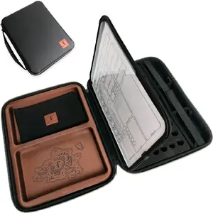 Fangorn Forge RPG Organizer Binder Case for D&D Storage and Organization of Dice and Miniatures - Great Gift for Dungeon Masters and Character Sheet Dry-Erase Scribble Pad