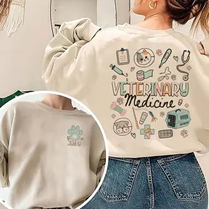 Personalized Veterinary Medicine Sweatshirt, Veterinarian Gift, Gift for Vet Tech, Pet Lover Shirt, Future Vet Assistant Gift