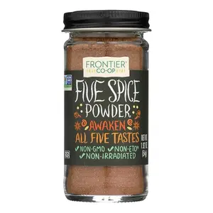 Five Spice Seasoning 1.92 Ounce Cinnamon Fennel Seed Cloves Star Anise & White Pepper Non-GMO Kosher Powder