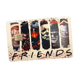Friends Debit Card Sticker Featuring Iconic Characters Design for Personalized Identification