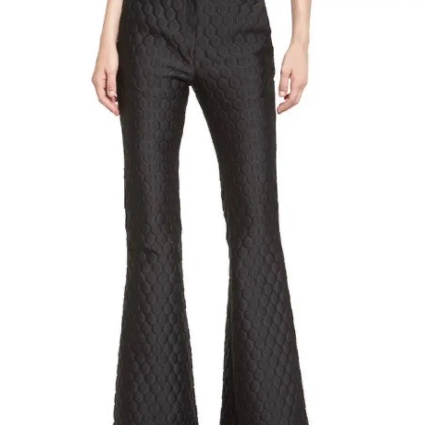 Johanna Ortiz High Waist Dixie Circle-Jacquard Flared Pants