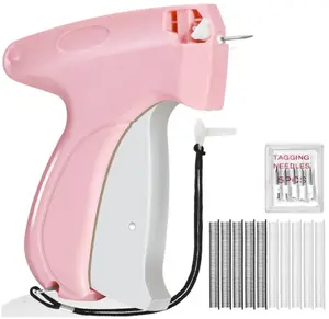 Stitch Gun for Clothes - Handheld Stitch Gun Quick Clothing Fixer - Tagging Gun - Includes 6 Needle, 500 Black Fasteners & 500 White Fasteners