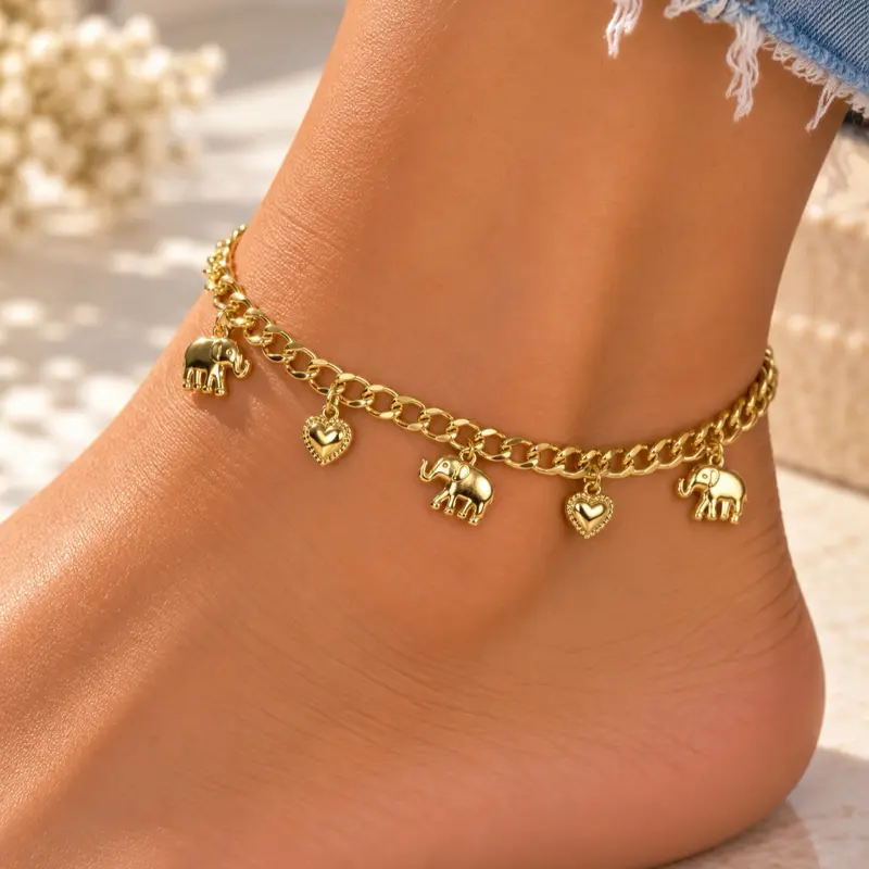 Adjustable Anklet for Women, Dainty Minimalist Design, WaterproofJewelry