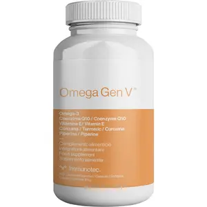Immunotec Omega Gen V Omega-3 + CoQ10 Complex | Heart, Brain & Immune Support | Advanced 5-in-1 Fish Oil Formula | Softgel Capsules