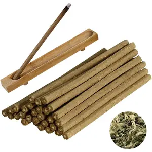 30PCS Handmade Chinese Wormwood Mugwort Moxa Sticks Bring Fresh Air Moxa Stickers Moxibustion Roller Extracted from Old Mugwort Rolls (30 pcs/Box, Length: 7.6 inches Each) Moxa stick Argy wormwood