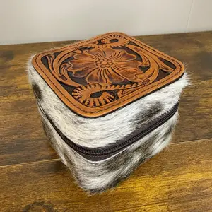 Small Cowhide Jewelry Box