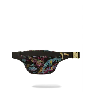 EMBROIDERED DRAGONS SAVVY CROSSBODY