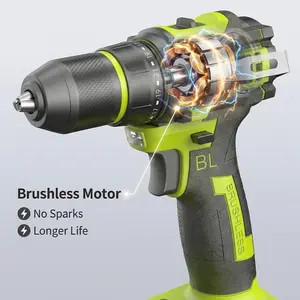 【DealsForYouDays】21V Cordless Drill Tool Set, USB/Type-C Rechargeable Electric Power Drill with 2.0Ah Lithium-ion Battery and Charger, Portable All-in-One DIY Home Toolbox Kit, Ideal Holiday Present