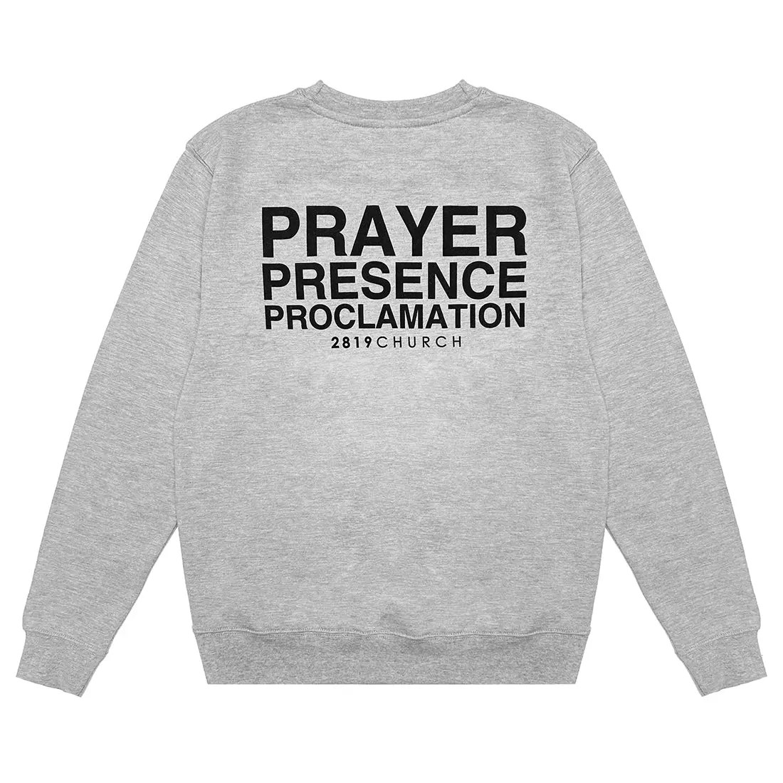 House Of Prayer Gray Crew