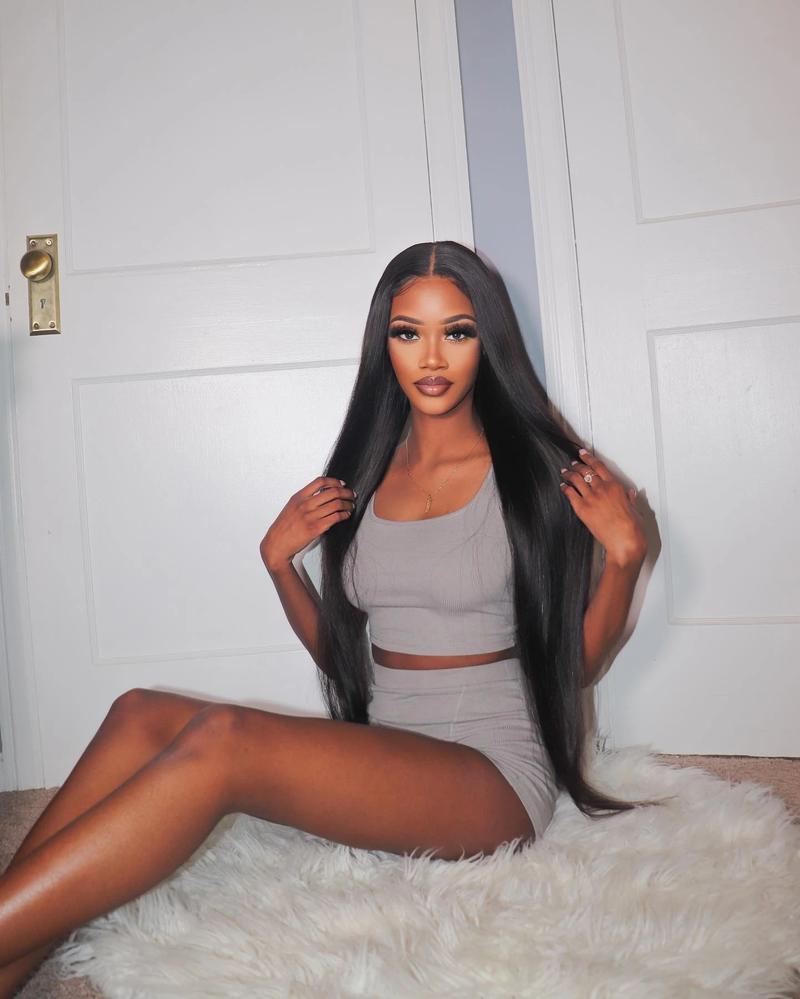 [NEW IN] Ashine Bone Straight Upgraded 13A 100% Virgin Raw Human Hair High-End Salon Hair Silky. shinny.fullness.double drawn Straight Bundle S+