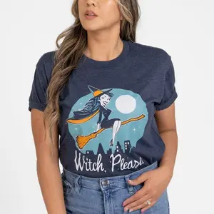 Women's Witch, Please Boyfriend Fit T-Shirt - Navy