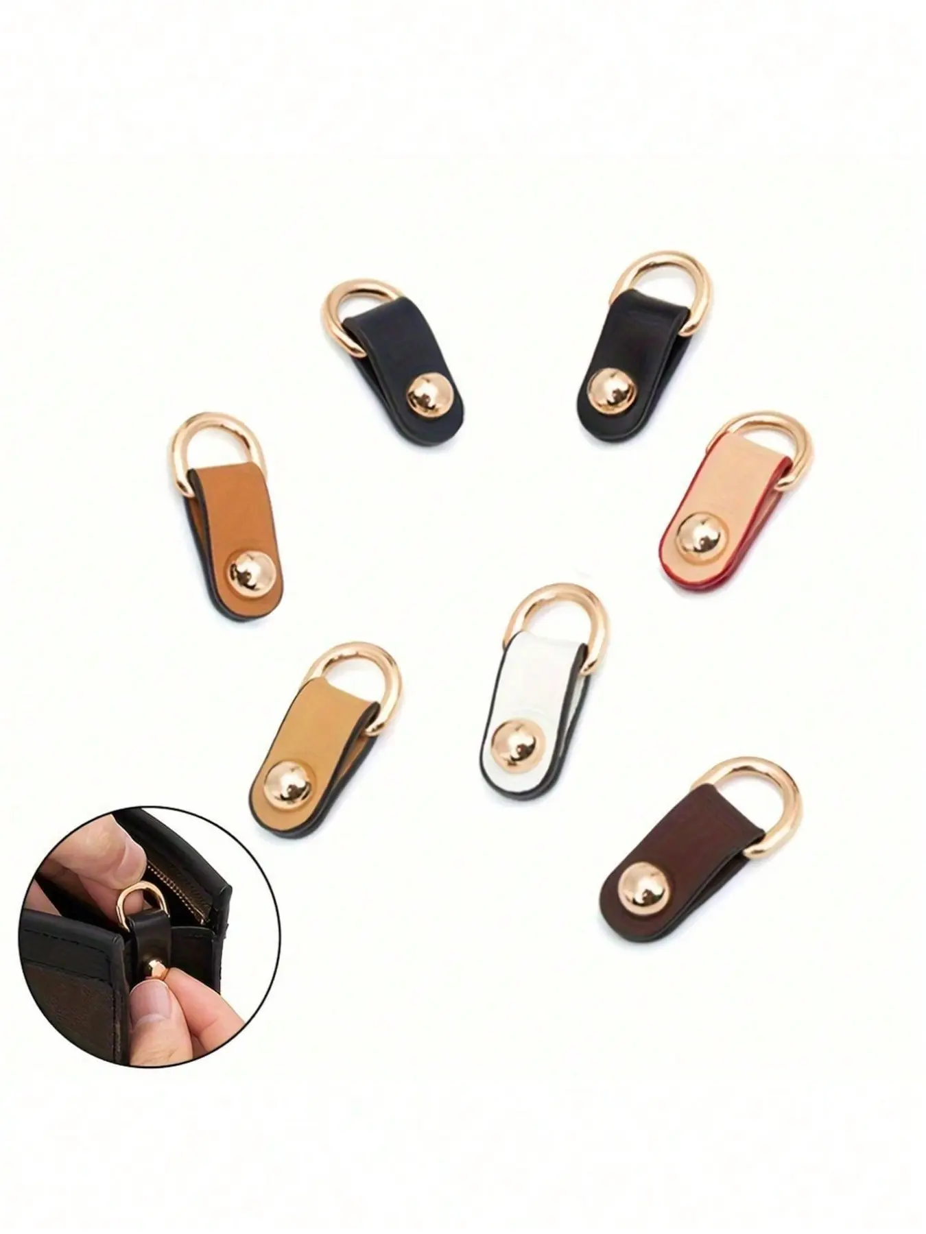 Metal Buckle Bag Accessories Set, 2 Piece DIY Bag Hardware Kit, Simple Design, Suitable for All Bags, Includes Needle Cone and Screwdriver