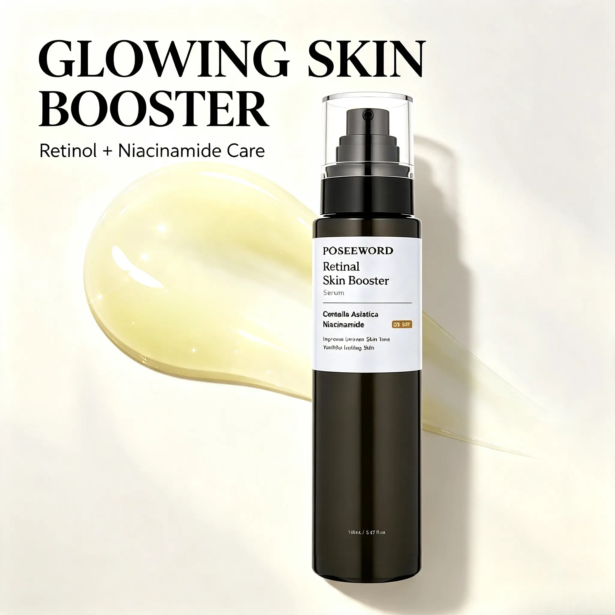Retinal Skin Booster Serum, a Deeply Hydrating Essence that Functions as a Daily Face Moisturizer, Hydrate, Daily Use