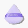 Wonderskin FYP Powder Puff – Soft Velour Makeup Puff for Smooth, Even Powder Application | Blurs Imperfections, Reduces Shine & Sets Makeup Flawlessly | Gentle for Sensitive Skin, Ergonomic Shape for Precision