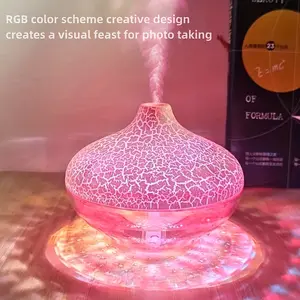 1pc New Crystal Horse Lamp USB Humidifier Aromatherapy Machine 10.14oz Suitable for Multiple Scenes, Colorful Atmosphere Lamp, Silent Nano Mist Beauty Hydrator, Battery Not Included, USB Powered