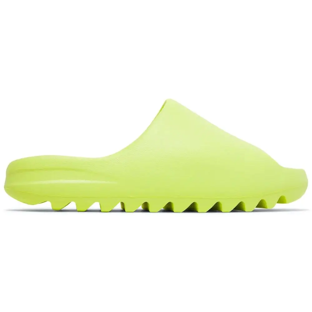 Adidas Yeezy Slide "Green Glow", Rubber Upper