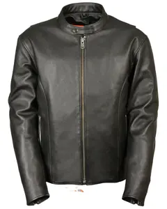 Milwaukee Leather Men's 3X Classic Scooter Jacket - Lkm1710 3X