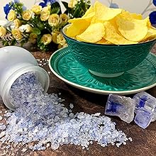 Ancient Blue Salt – Rare Mineral Treasure | High Potassium, Low Sodium, Pure & Unprocessed | Gourmet-Grade by Richure 100g (3.52 oz)