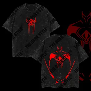 The Dark Style Spidey 2099 - Spider-Verse Menswear Gift for movie fans Top Apparel Classic Oversized Seamless Simple Straight Man designer shirts