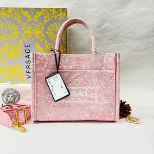 Pre-owned VERSACE Canvas Shoulder Bags 7.8'' R2589 Shoulder Bag C18676715767 0515 T3 Mia