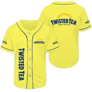 Vintage Twisted Tea Baseball Jersey - Vintage Streetwear Baseball Jersey - Casual Baseball Jersey Outfits -  Unisex - Trendy Baseball Jerseys