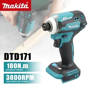 Makita DTD171 Impact Driver - 18V Brushless Motor, Cordless Rechargeable Drill, Bare Tool