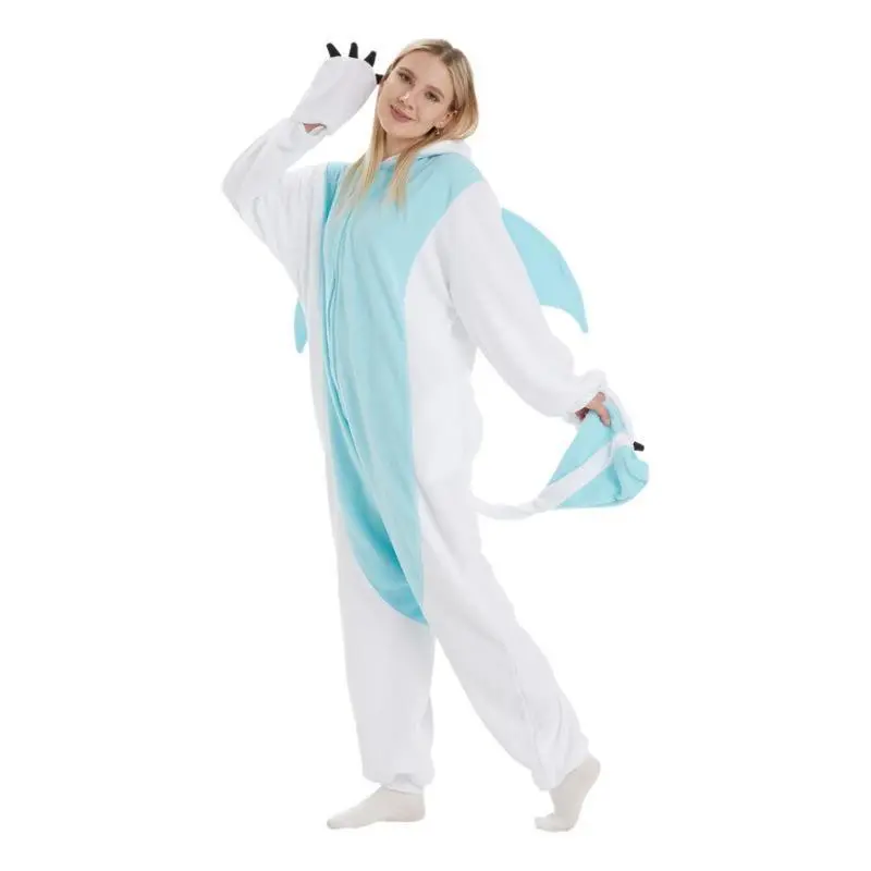 Cute Dragon Animal Onesie Pajamas Sleepwear Dragon Halloween Party Costumes Fabric Womenswear christmas pajamas Plush Unisex Cute Dragon Animal Onesie Pajamas Sleepwear Dragon Halloween Party Costumes Fabric Womenswear christmas pajamas Plush Unisex