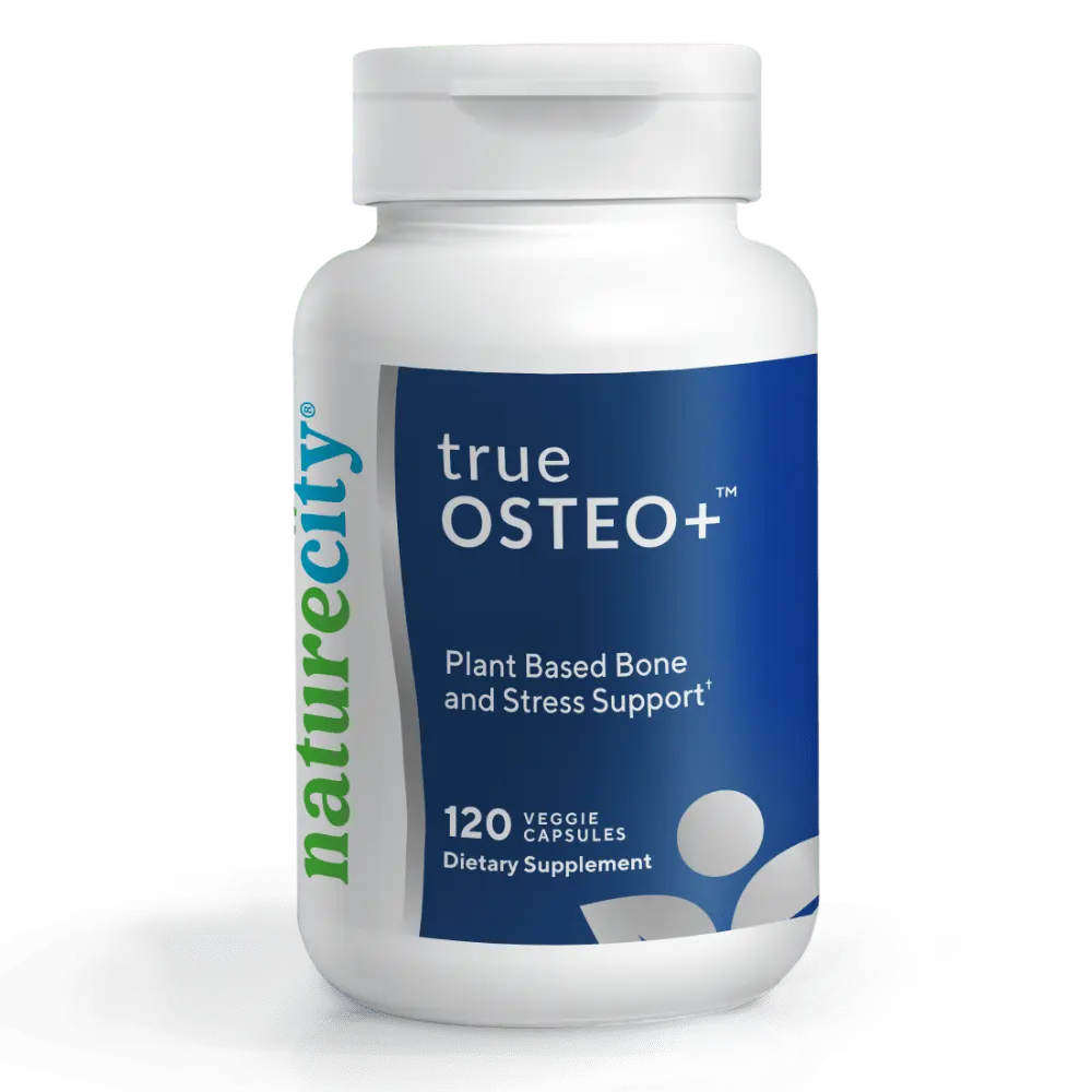 TrueOsteo+ Plant Based Bone Support With Stress Support