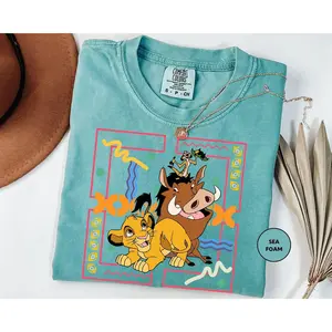 Animall Kingdom Tee, Cute Lionn King Inspired T-Shirt, Simbaa Themed Shirt, Floral Magical Park Outfit, Adventure Trip Gift