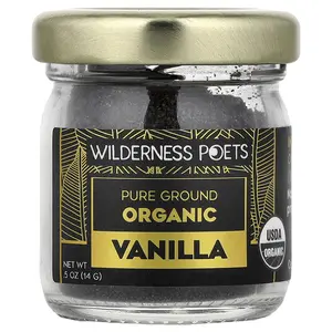 Wilderness Poets Pure Ground Organic Vanilla, 0.5 oz (14 g) Wilderness Poets Pure Ground Organic Vanilla, 0.5 oz (14 g)