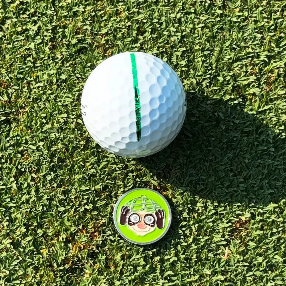 Golf Magnetic Ball Marker - Golf Ball Accessory for Reducing Negative Shot Distractions, Golf Ball Marker