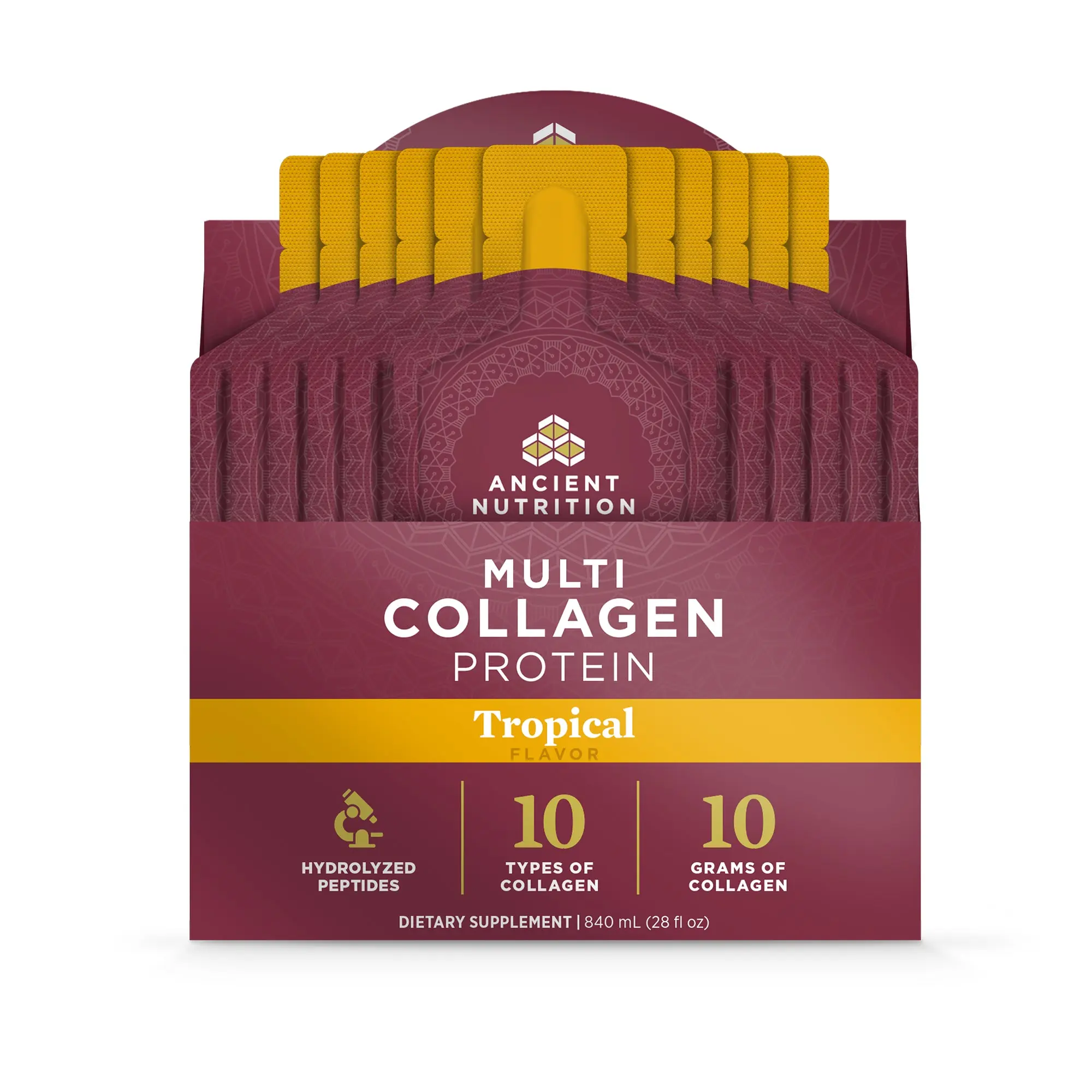 Multi Collagen Protein | Gel Packs Tropical (28 Servings)