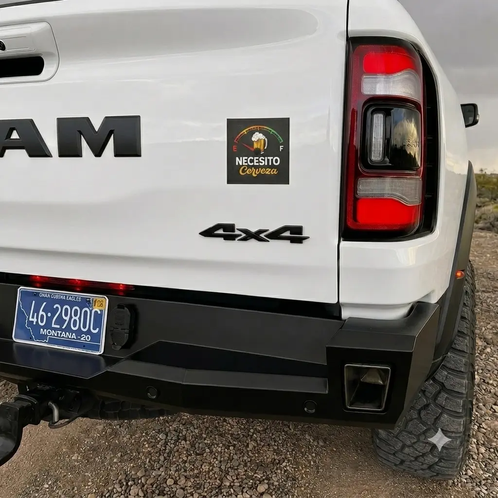 Funny Beer Car Magnet - "Necesito Cerveza" Spanish Magnetic Decal, Funny Mexican Humor Truck & Bumper Magnet, Removable Vehicle Accessory Gift