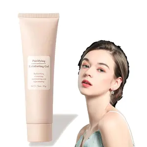 2 pcs Purifying Exfoliating Gel, Purifying Exfoliating Moisturizing Gel for Face and Body, Removes Dirt and Oil