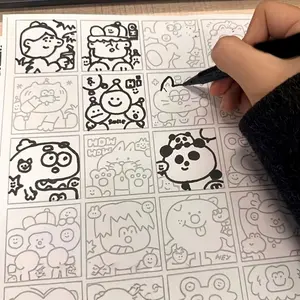 This decompression pen-controlled drawing tool is suitable for children and beginner artists to practice drawing and improve their concentration and observation skills. It makes a perfect holiday or birthday gift for children. Art drawing supplies