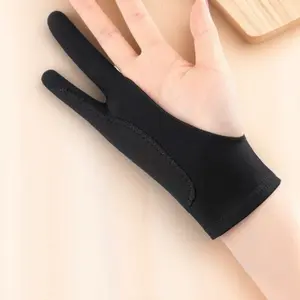 Breathable & Sweatproof Drawing Gloves for Graphics Tablets, Reusable Anti-Smudge Finger Sleeves for Digital Art, Touchscreen Compatible & washable Hand Protectors.