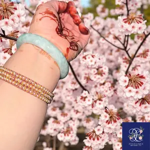 Type A Jade Bangle – Natural Myanmar Jadeite |Certified Jade Bracelet