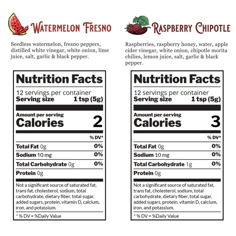 Salce's Sweet Heat Sampler