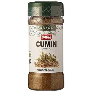 BADIA Organic Ground Cumin Garlic Cooking Seasoning, 2 oz All-Purpose Seasoning, US-Sourced, YES-Certified Quality, Flavorful for Vegetable Dishes
