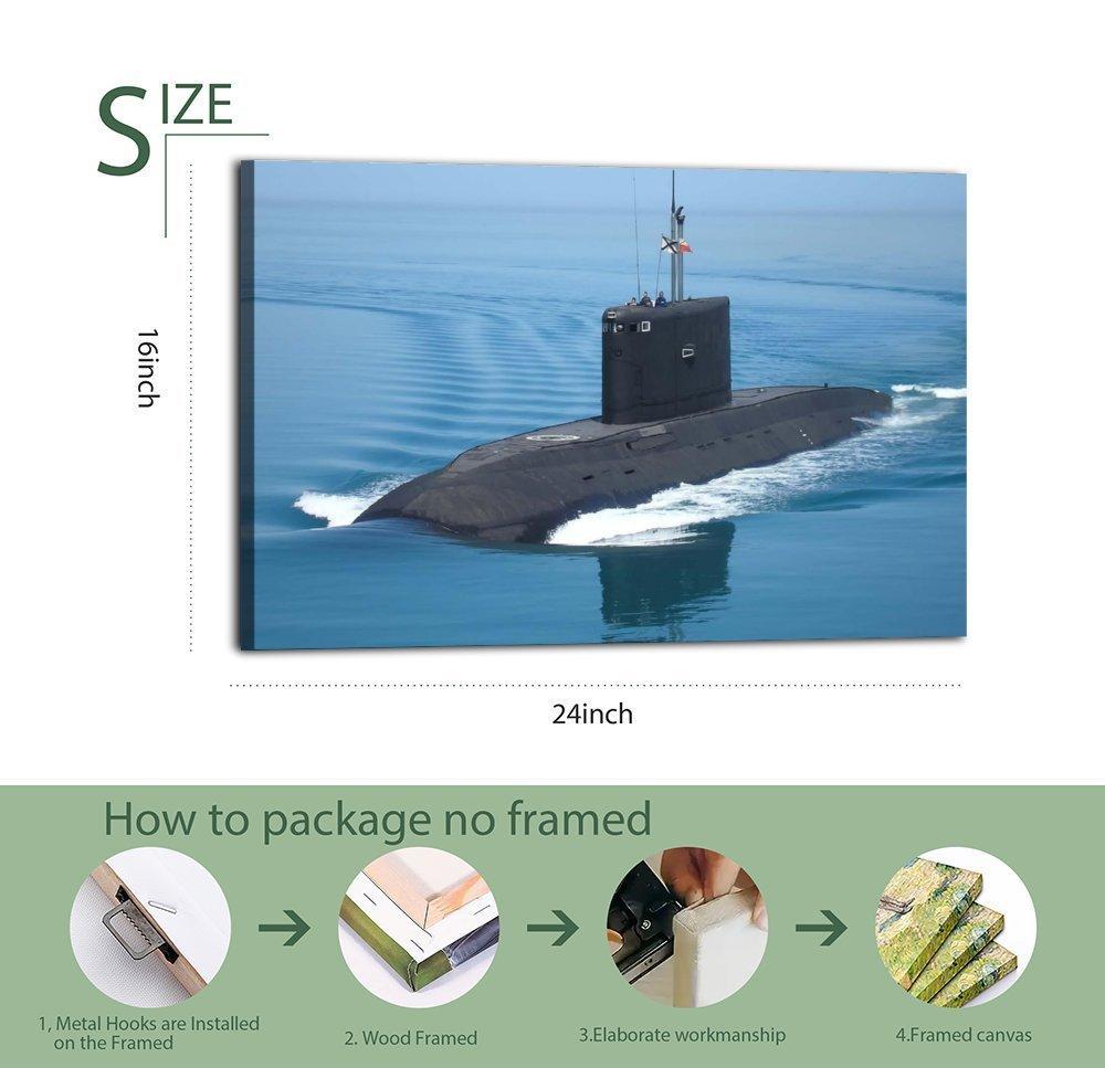 Military Submarines Poster for Russian Submarine B-237 Poster Decorative Painting Canvas Wall Art Picture Print Modern Family Bedroom Decor