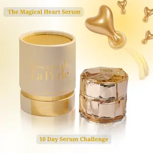 Anti-Aging Silk Skin Serum Concentrated Collagen Avocado Oil Vitamin C + E + A / The Magical Heart Youth Perfecting Mask Essence de La Perle Daily Facial Skin Care Treatment