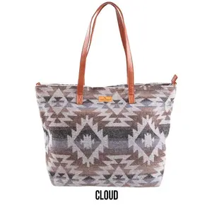 Navajo Purse/Handbag-Cloud & Rust