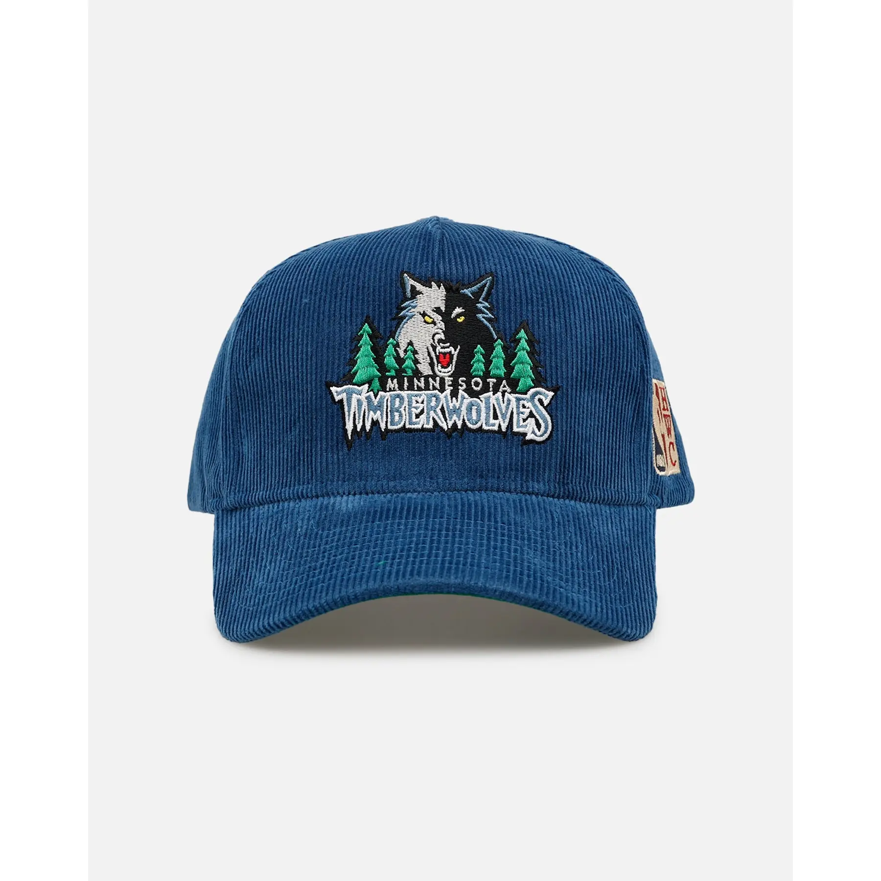 Mitchell & Ness Minnesota Timberwolves 'Vintage Cord' Pro Pinch Snapback Blue