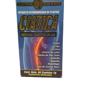 Ciatica…Nervio ciático plus. Suplemento alimenticio, ayuda con problemas del nervio ciático, articulación y más…60 tabletas Supplement Healthcare