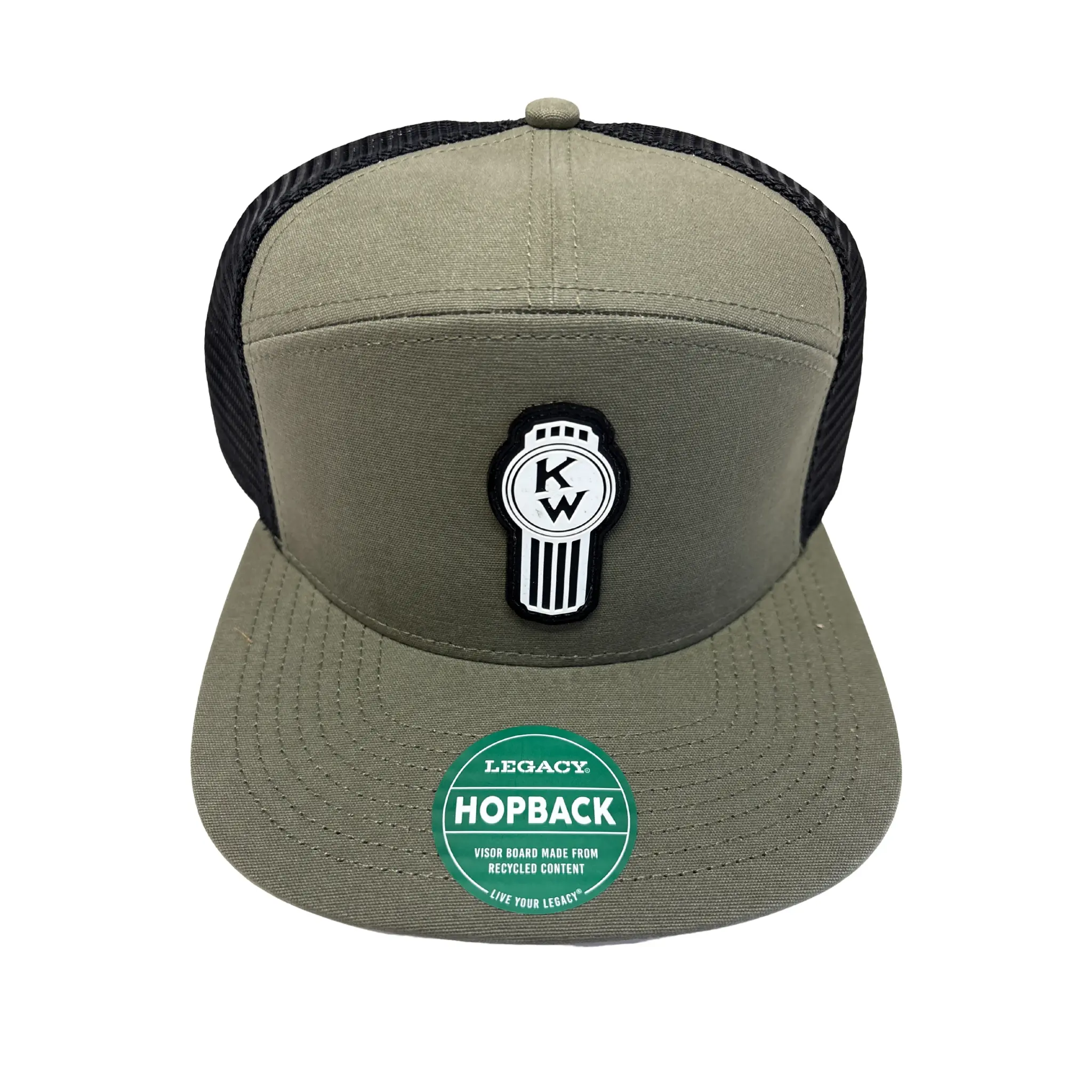 GS – Kenworth Flat Brim Hat 7 Panel Snapback