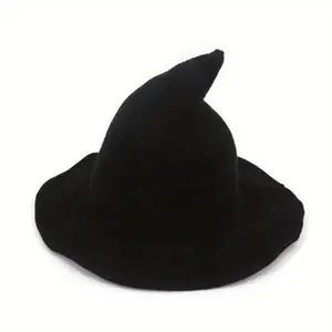 [Gothic Witch Hat] Velvet Gothic Witch-Inspired Knit Hat | Perfect for Parties, And Friend Gifts, Suitable for Men And Women
