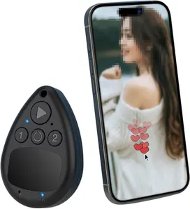 2026 Upgraded Bluetooth Phone Controller, Hands-Free Remote for TikTok Scrolling, Page Turning, Volume Control, Camera Shutter Compatible with iPhone & Android