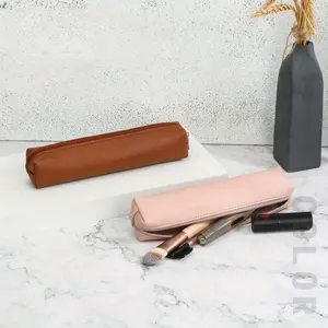 Mini Makeup Brush Storage Case, Makeup Bag, Eyebrow Brush Case, Premium Faux Leather Pencil Case, Makeup Brushes Organizer: The Perfect Combination of Fashion and Function