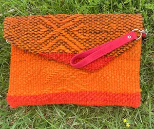 Peruvian Andina Clutch -Orange